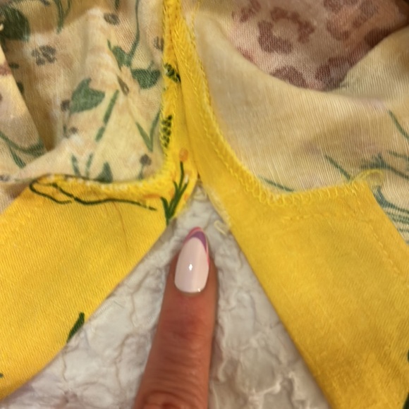 FARM Rio Golden Jungle Linen Midi Dress sz Small - Picture 11 of 16